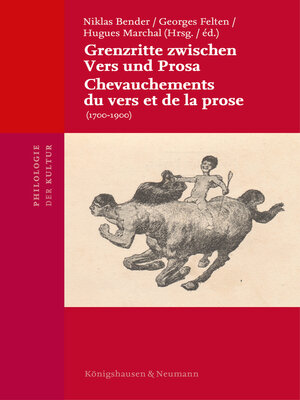 cover image of Die Poesie als Grenzgängerin zwischen Vers und Prosa (1700-1900)